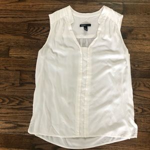 Mango cream 100% cotton blouse sz 6 S